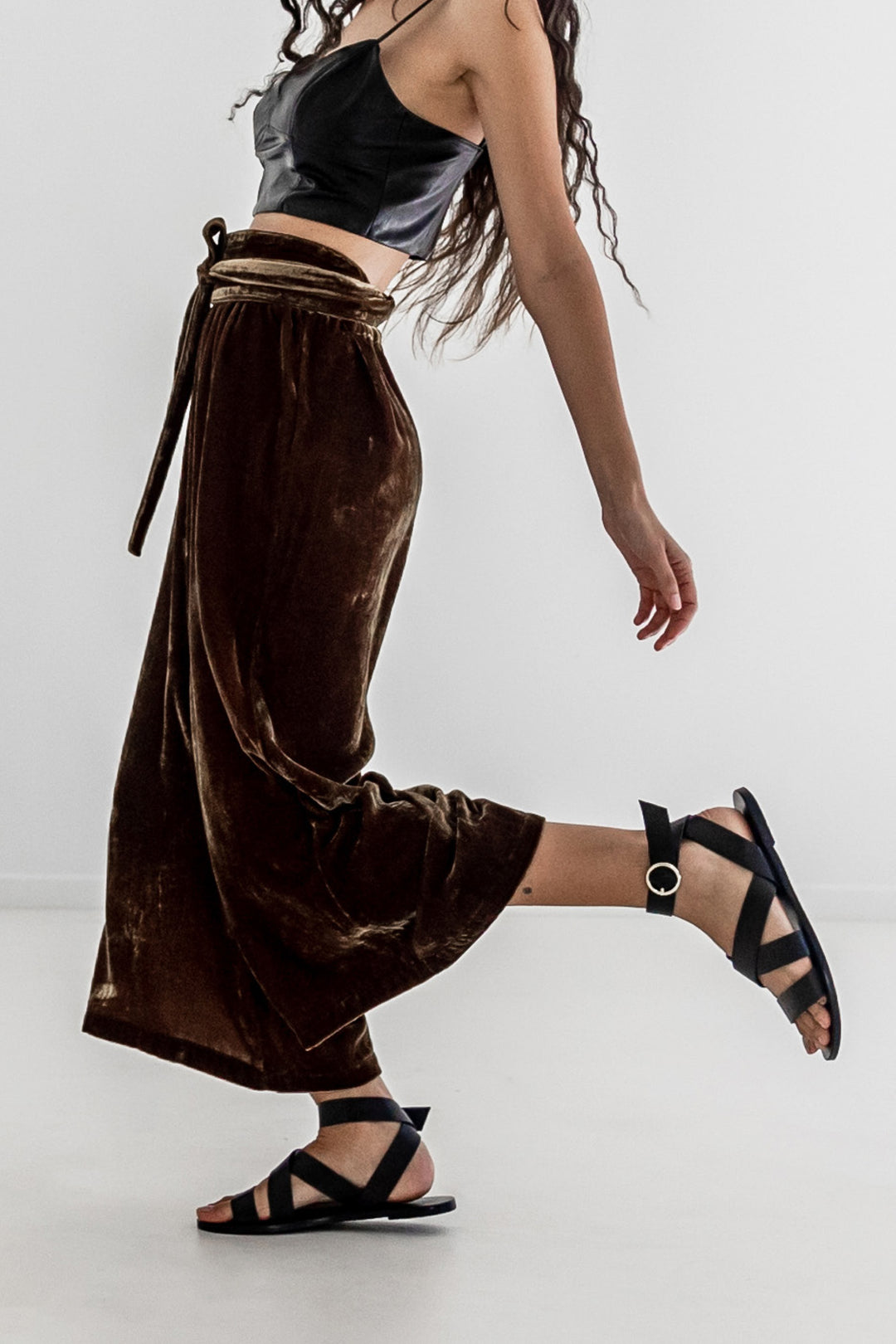 Silk Road Wide Leg Pants Sandalwood