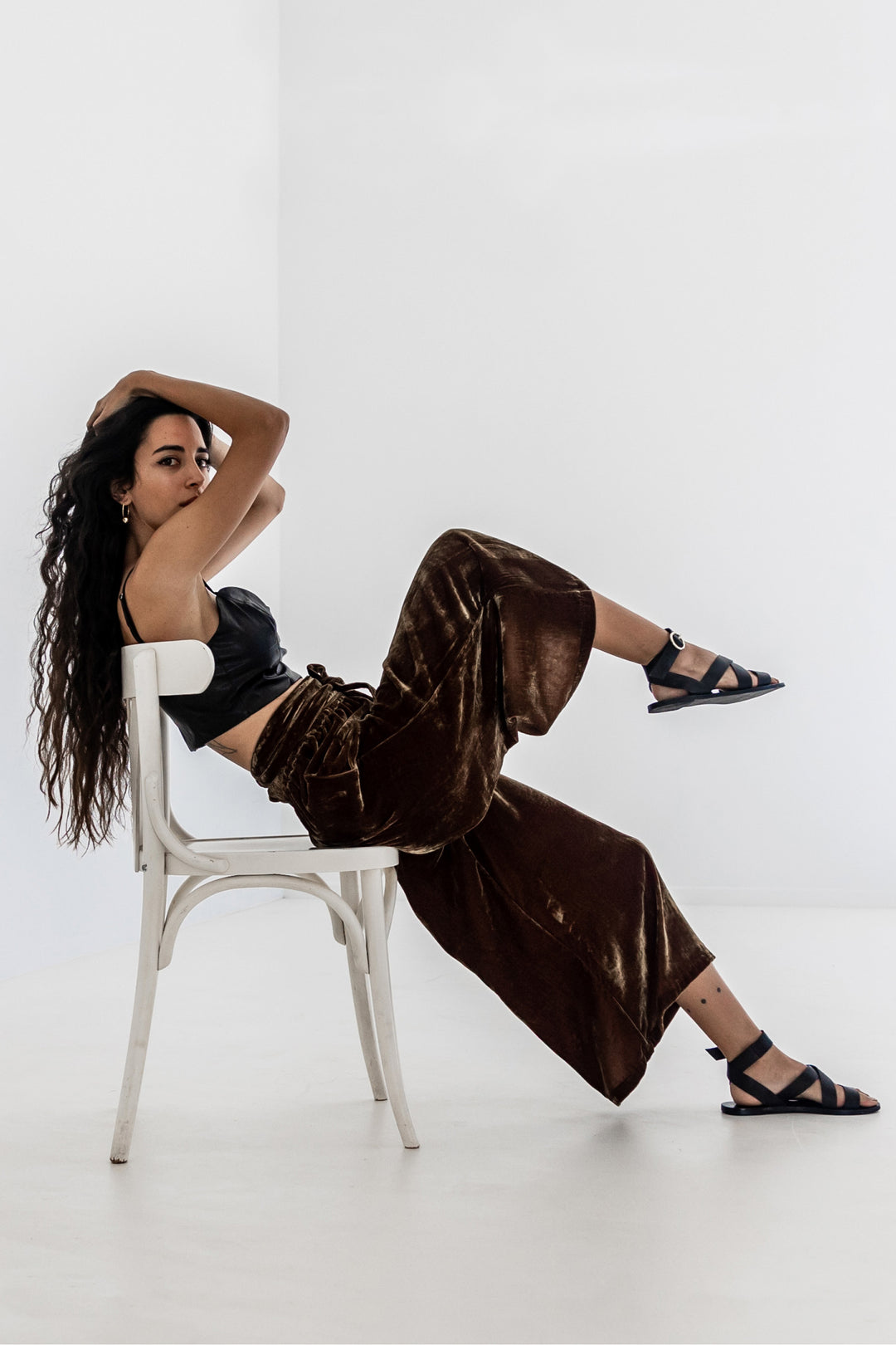 Silk Road Wide Leg Pants Sandalwood