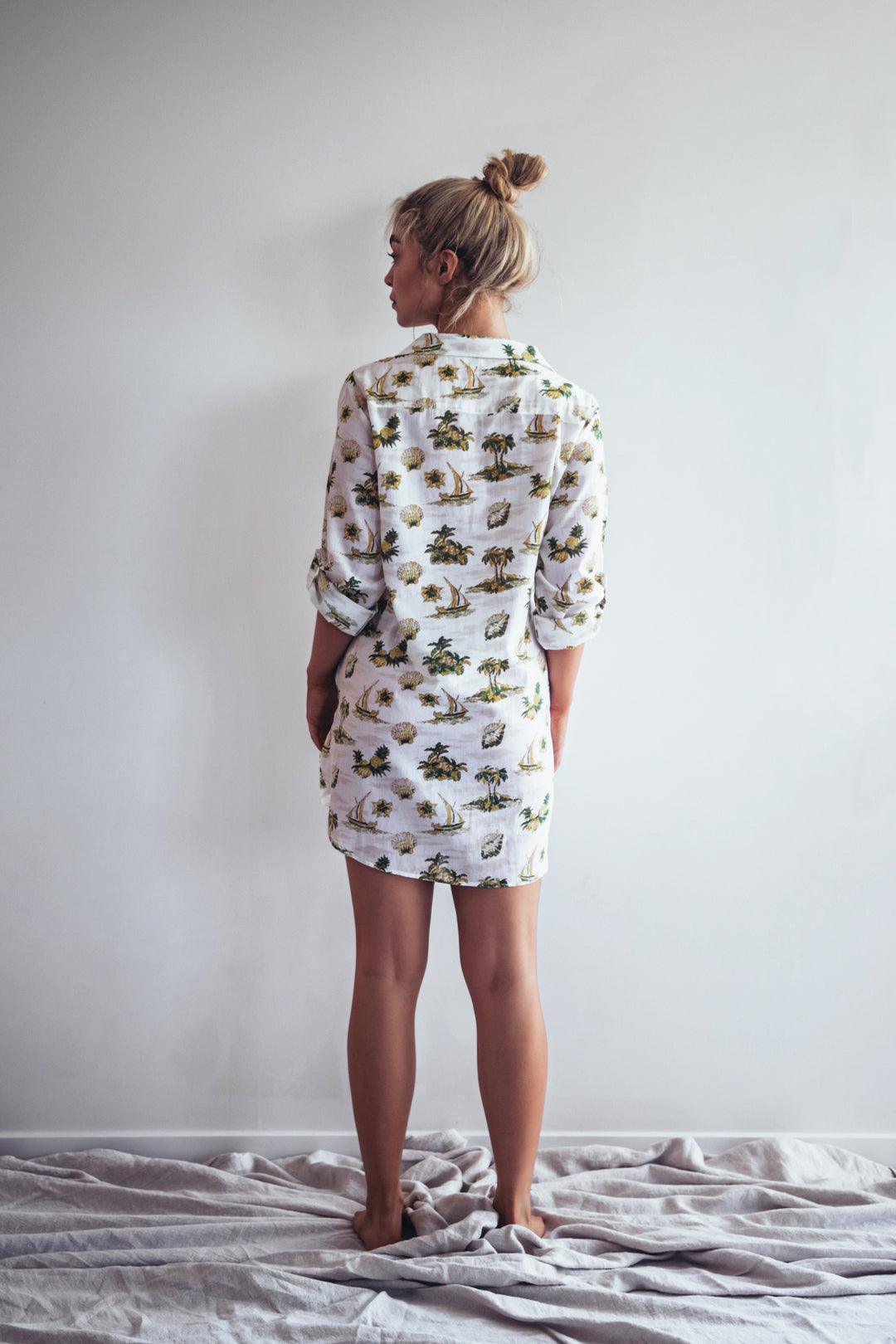 Tiki Beach Popover Cotton