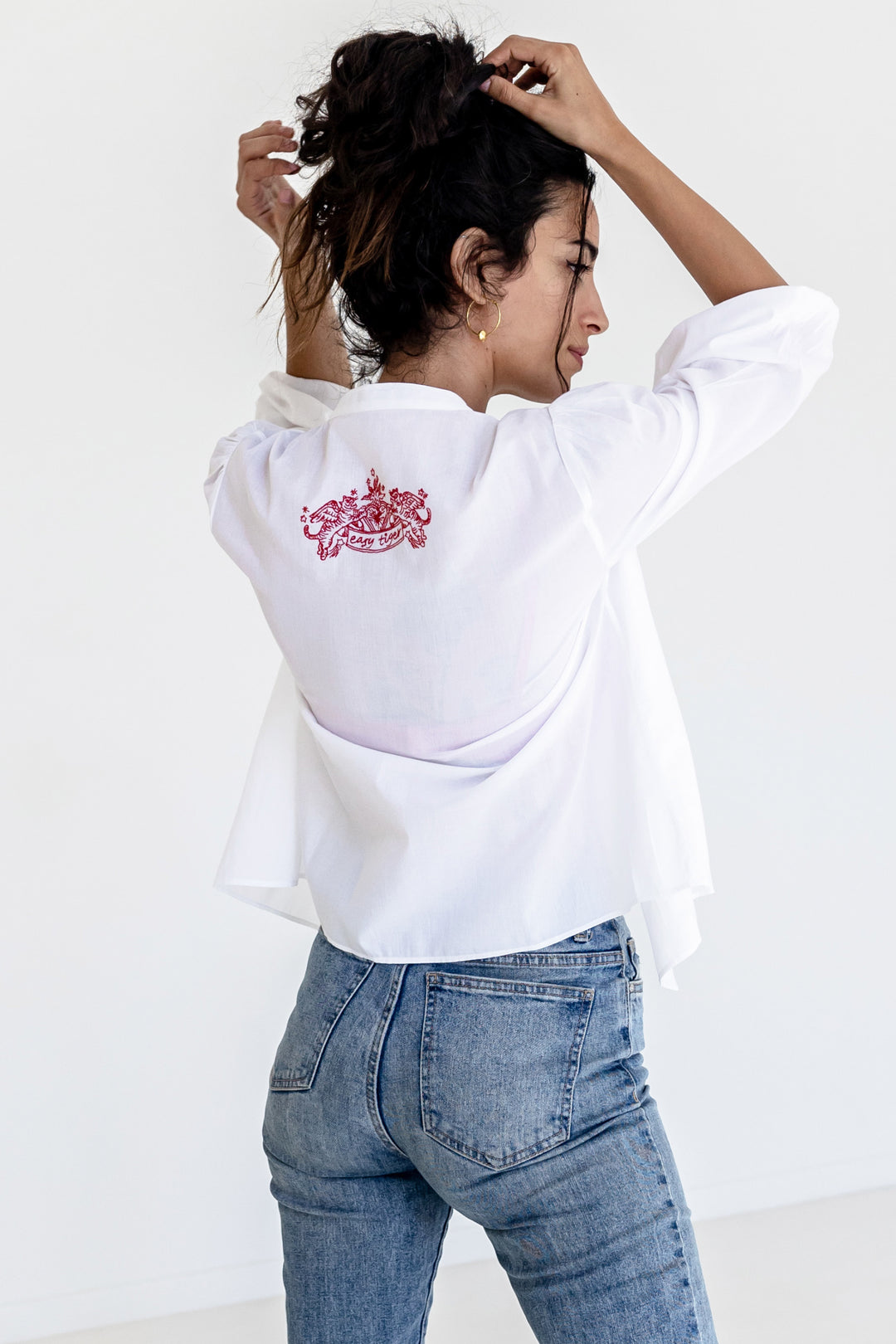 Easy Tiger Blouse Red Poppy