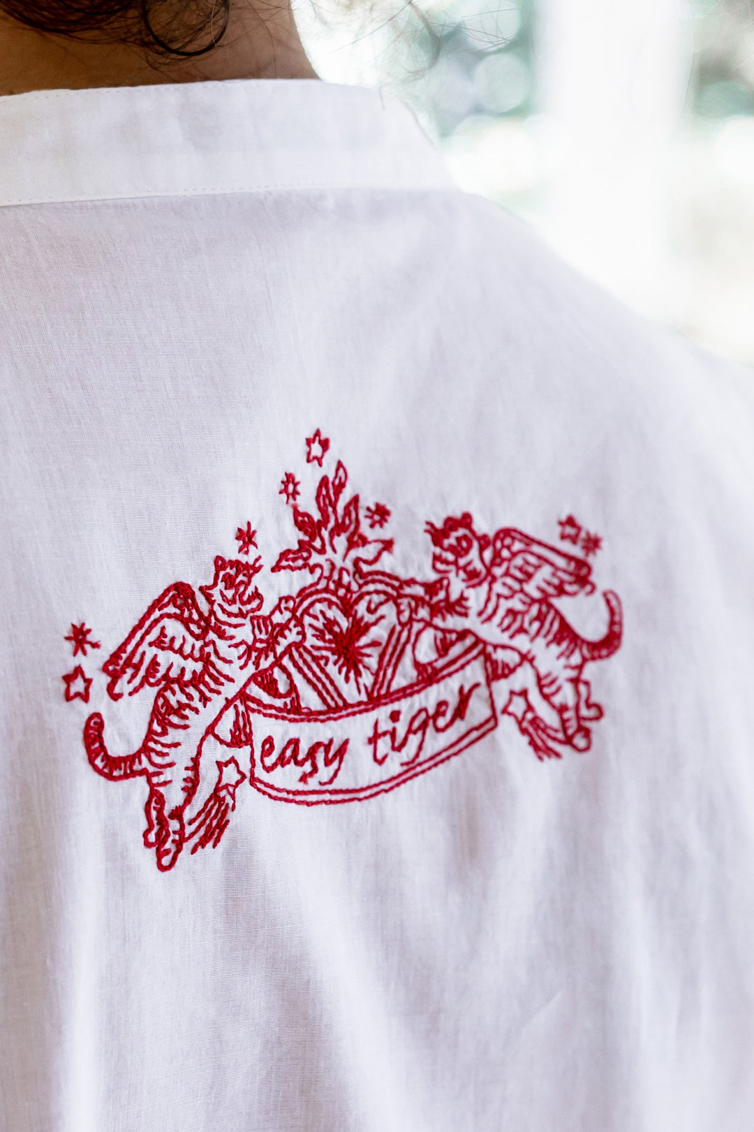 Easy Tiger Blouse Red Poppy