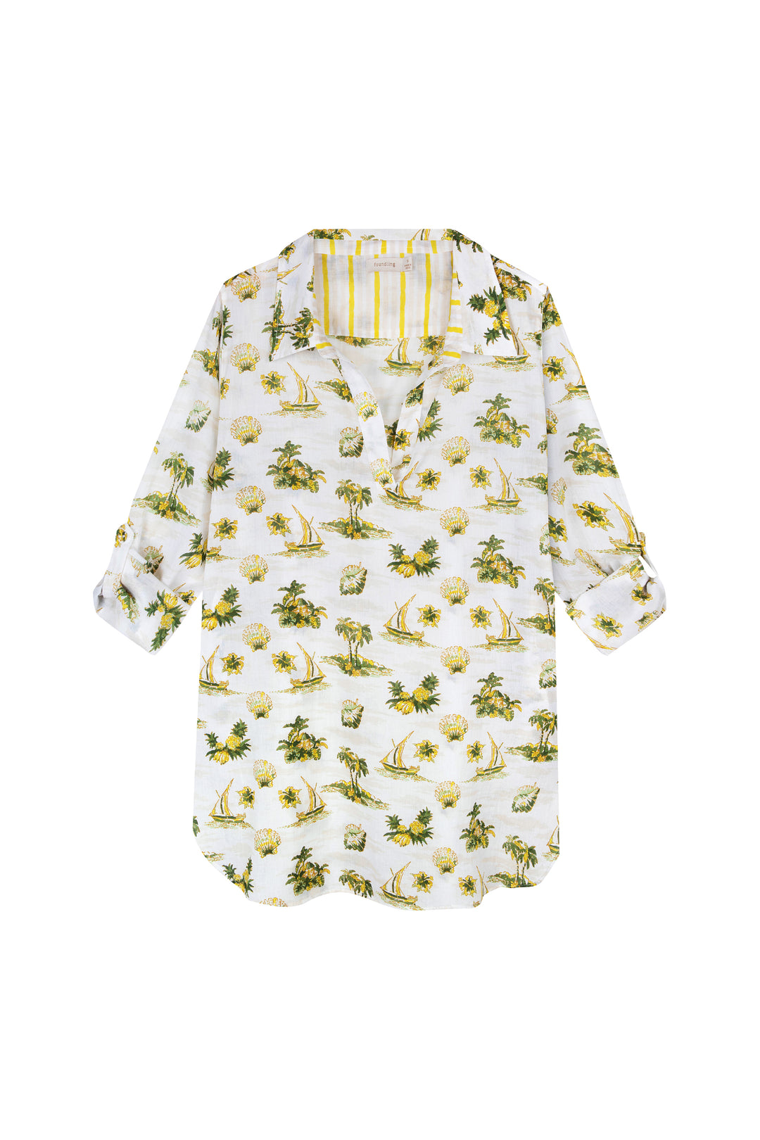 Tiki Beach Popover Cotton