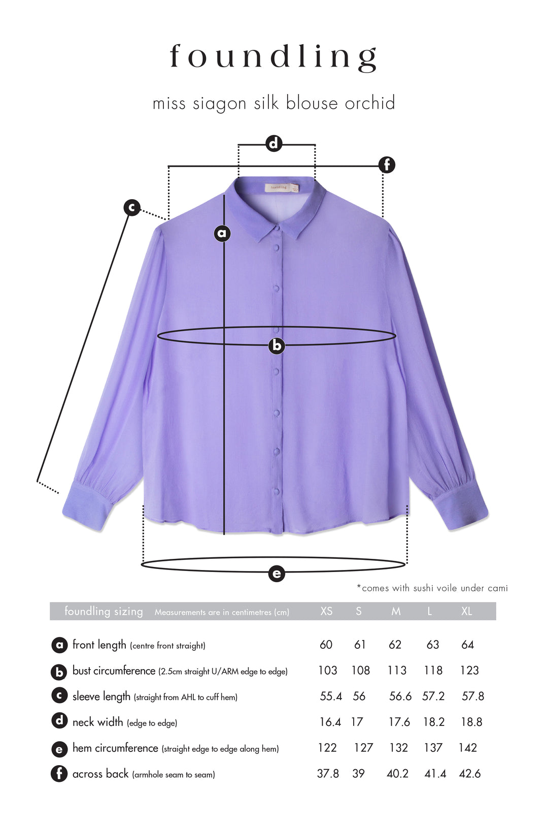 Miss Saigon Silk Blouse Orchid