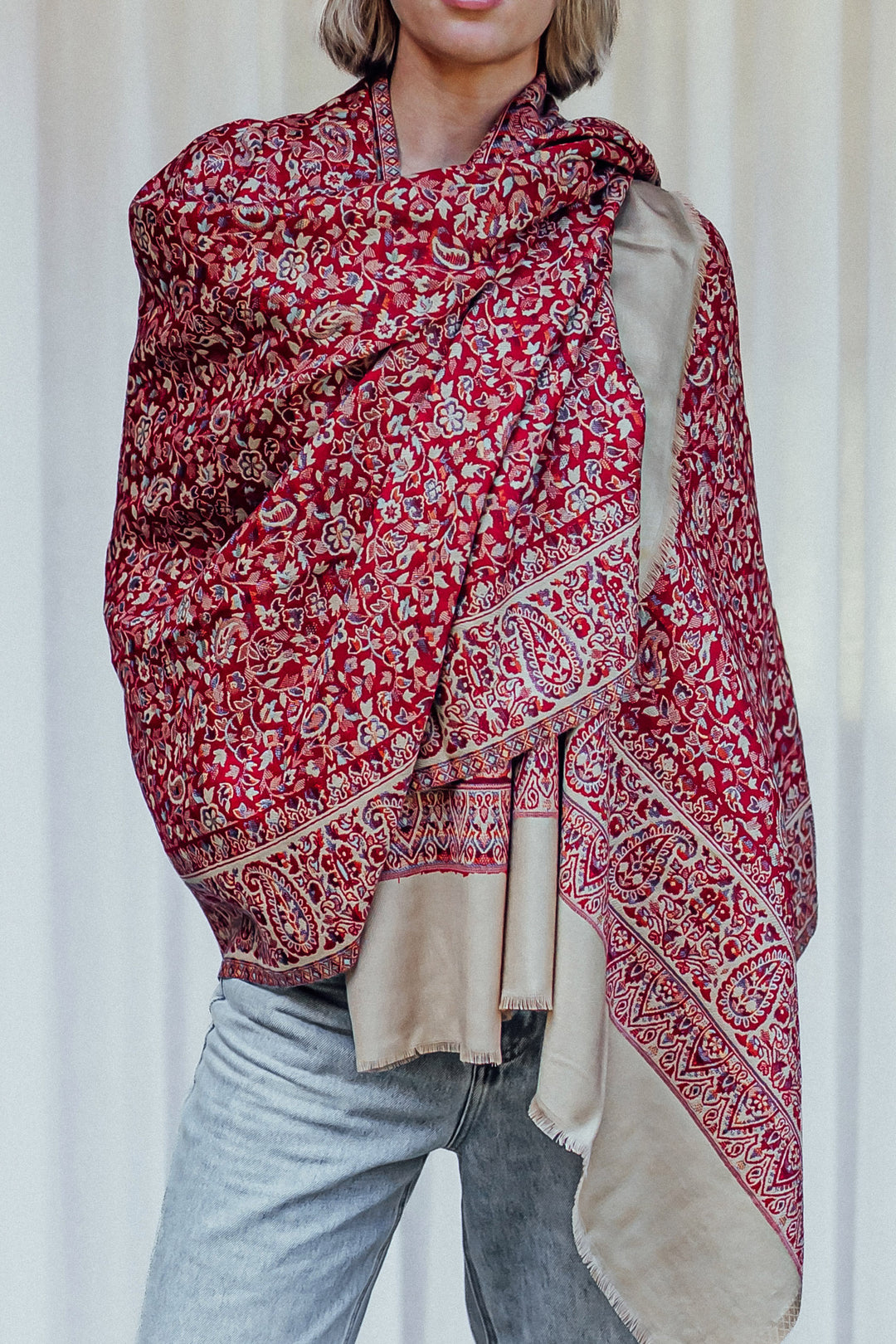 jaipur woolen shawl