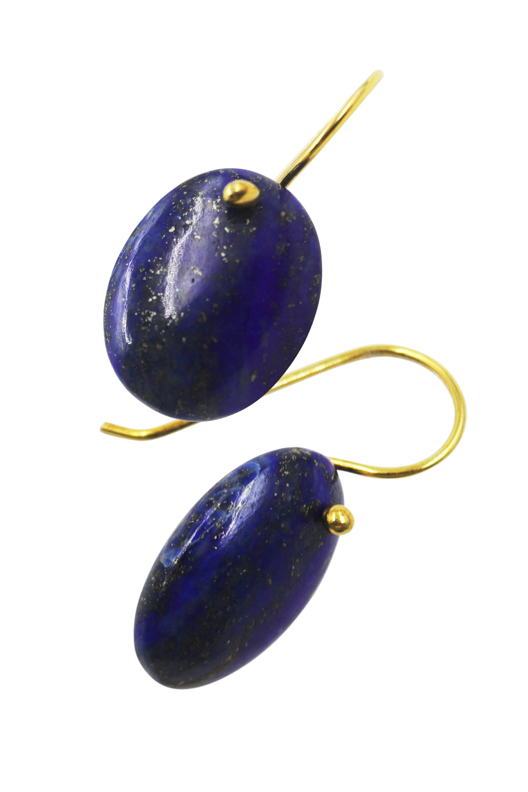 Lapis Lazuli Cabochon Drop earrings