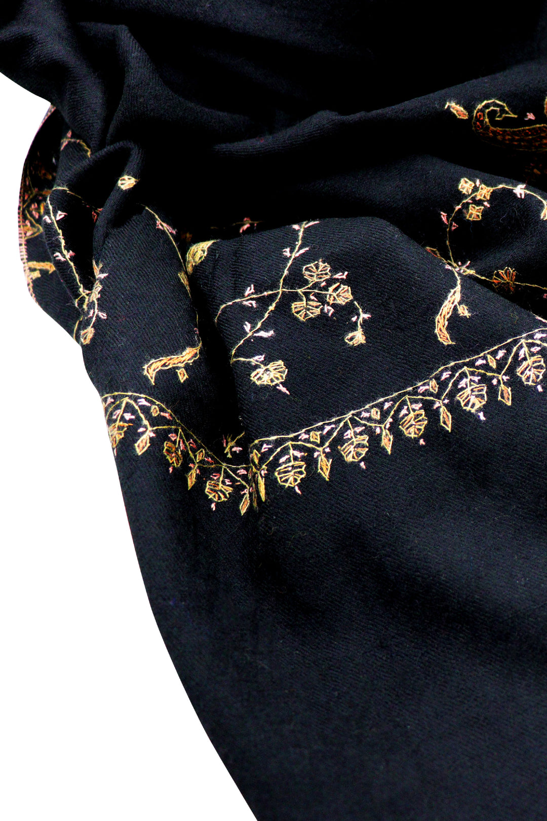 Paksha Hand embroidered kashmir wool shawl