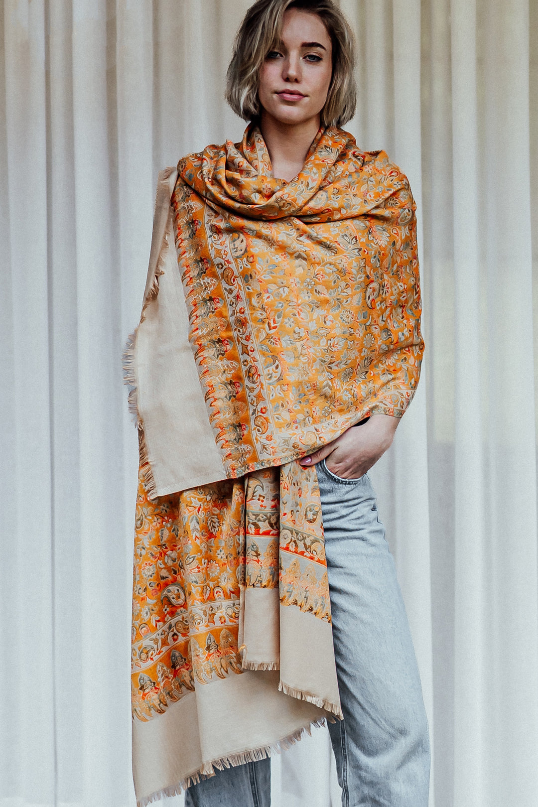 Amra oversized shawl