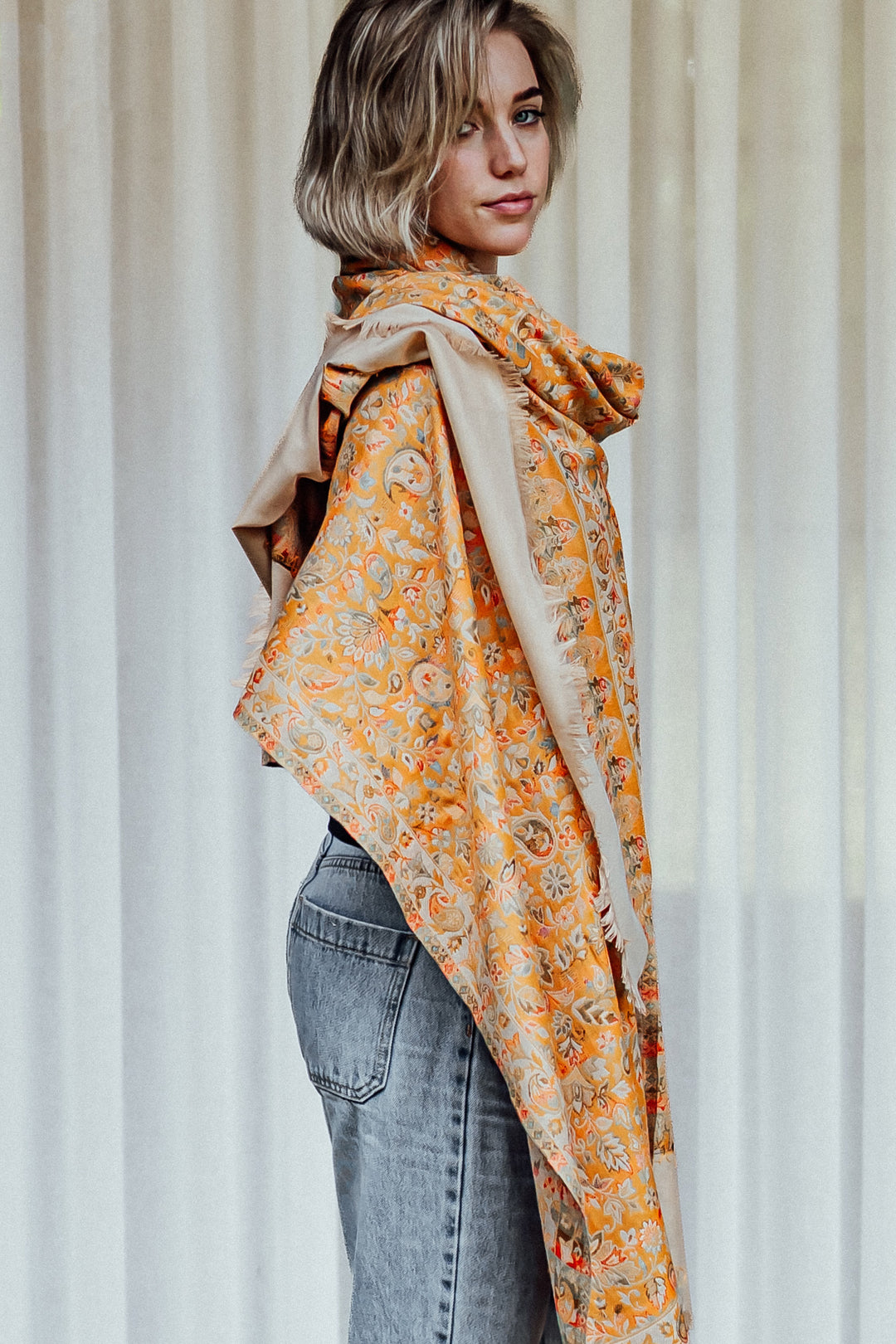 Amra oversized shawl
