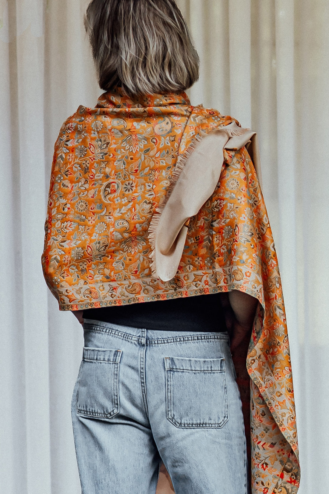Amra oversized shawl