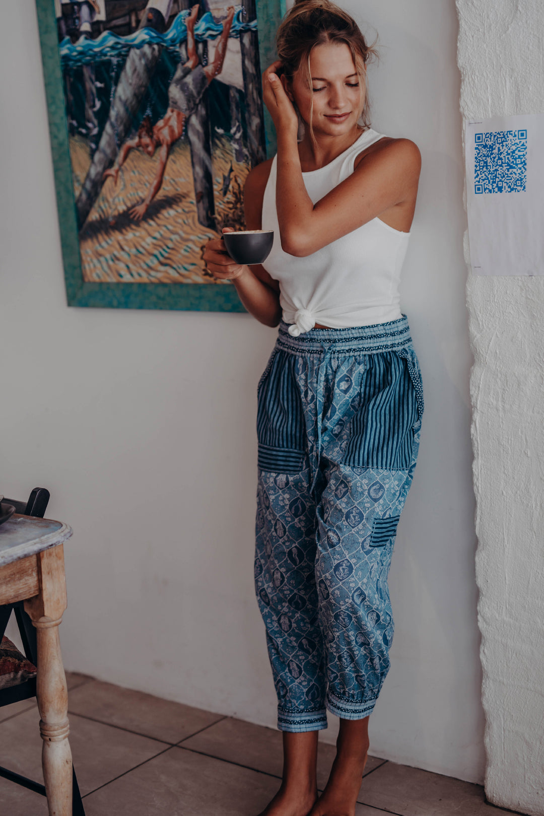 Lucky Harem Pants Jodhpur Blue