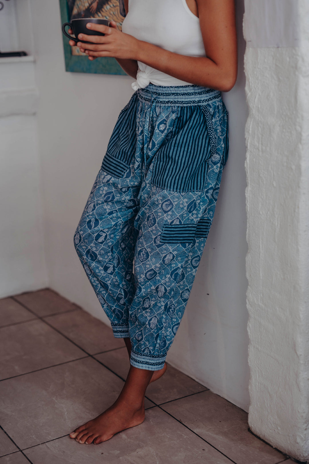 Lucky Harem Pants Jodhpur Blue