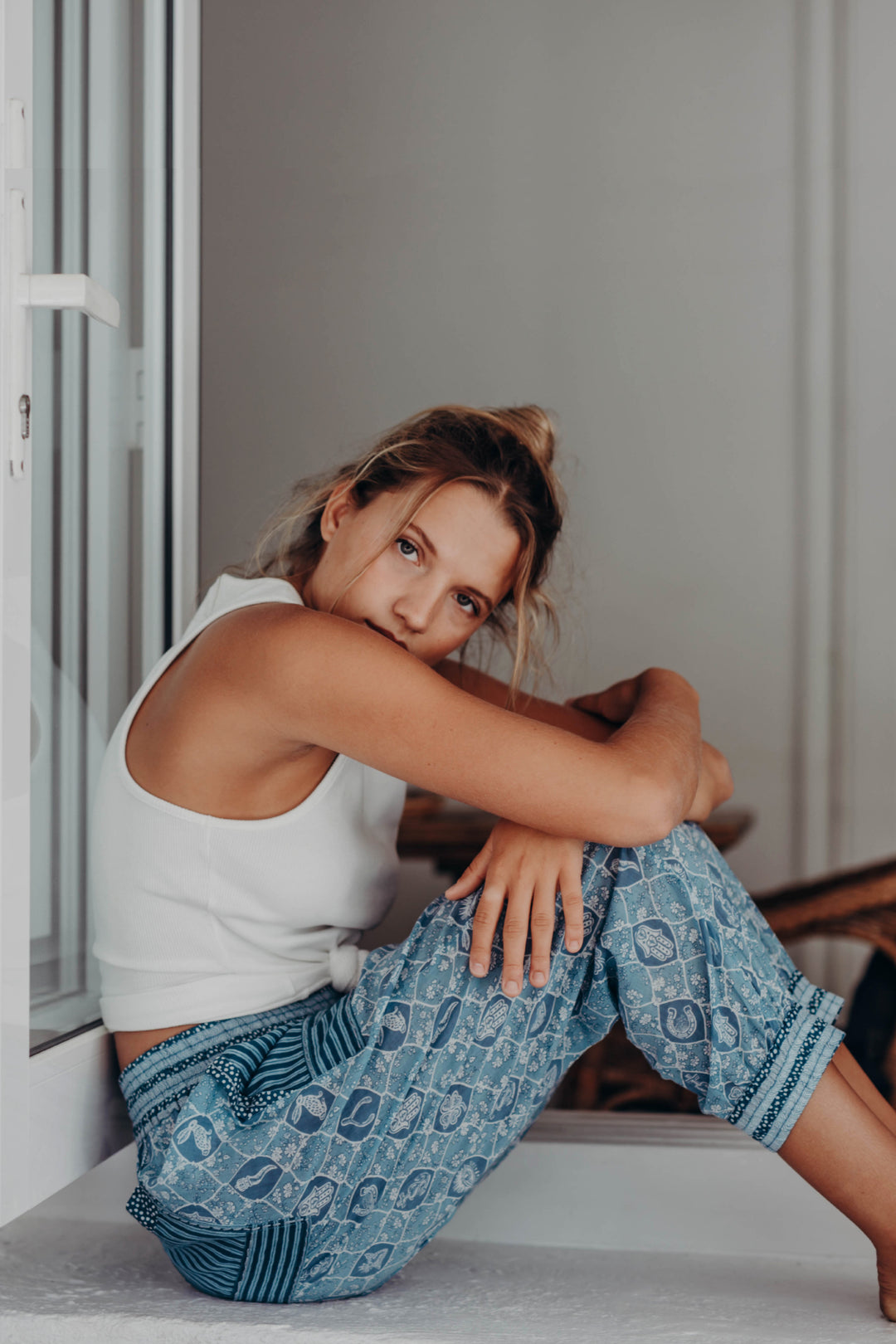 Lucky Harem Pants Jodhpur Blue