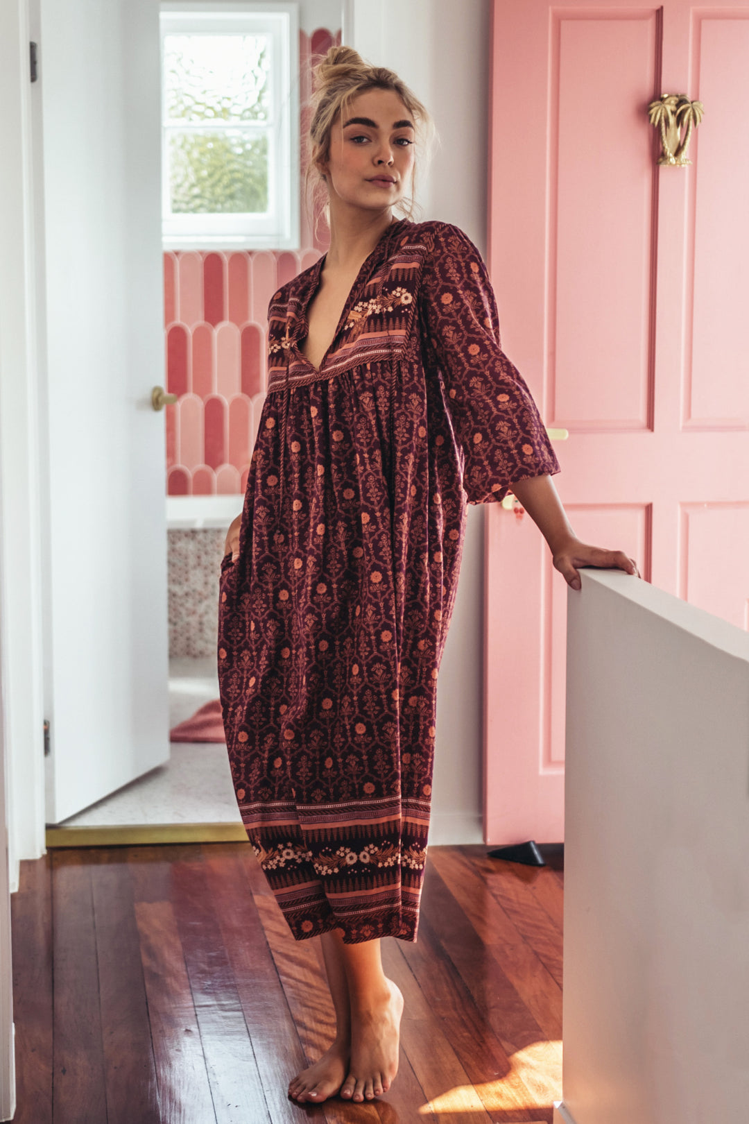 Indochine Maxi Dress Opium foundling