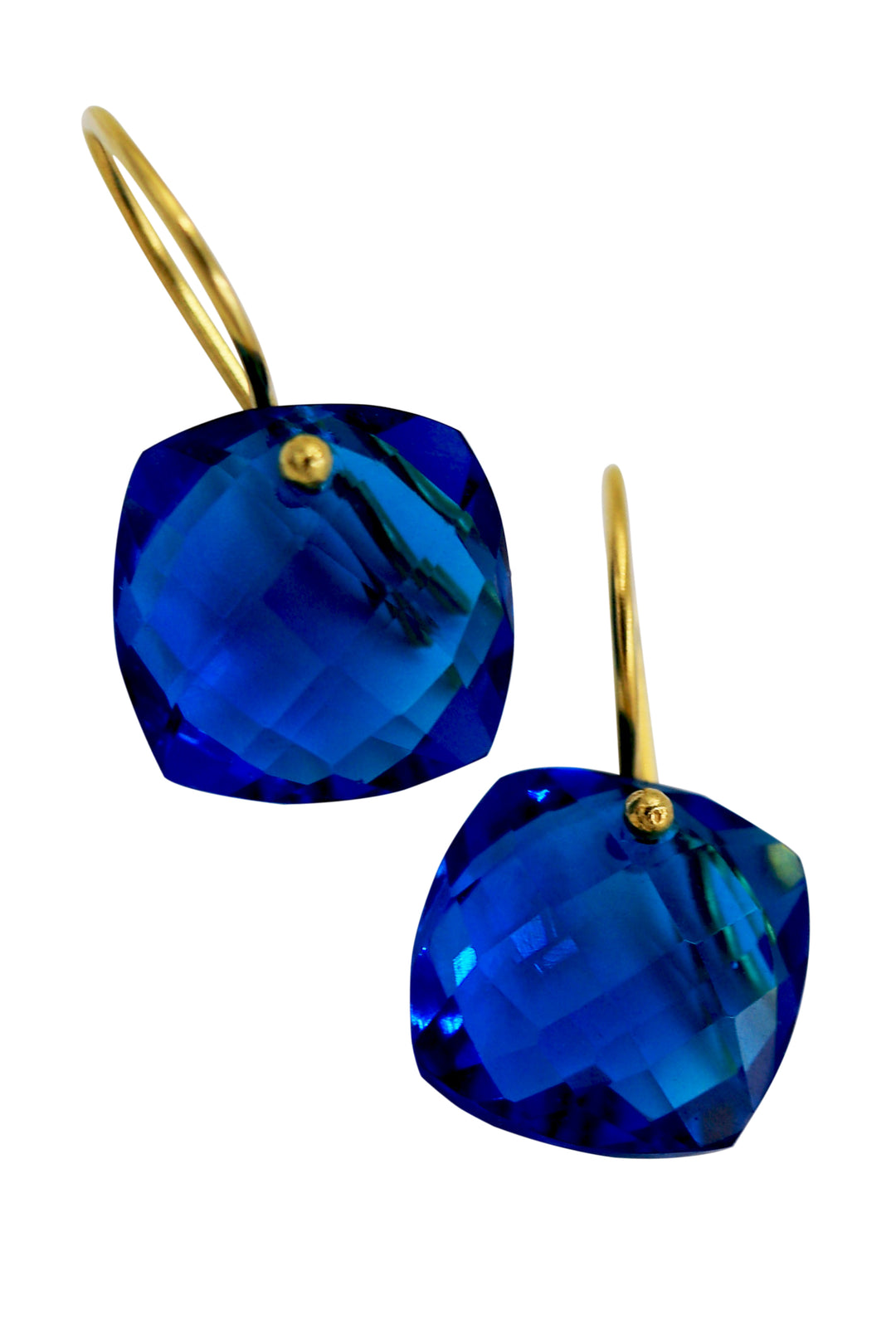 Azure Blue Pillarbox Earrings