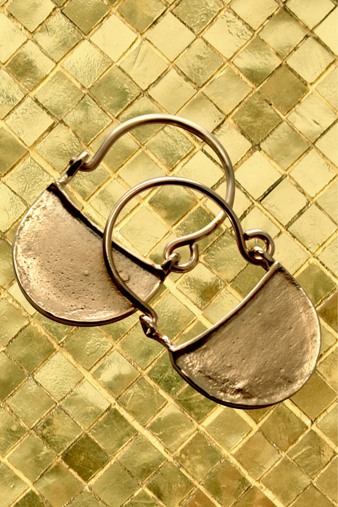 Byzantine earrings solid 9ct gold