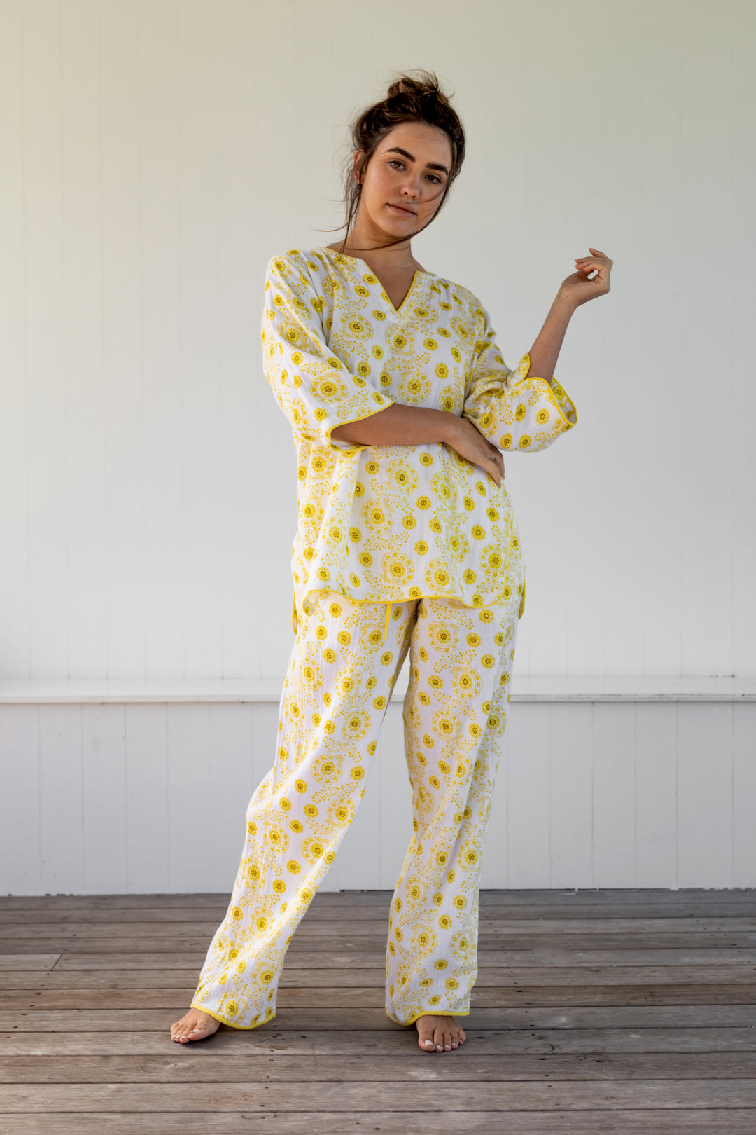 Roadside Daisies PJ Lounge Set