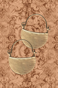 Byzantine empress rose gold earrings