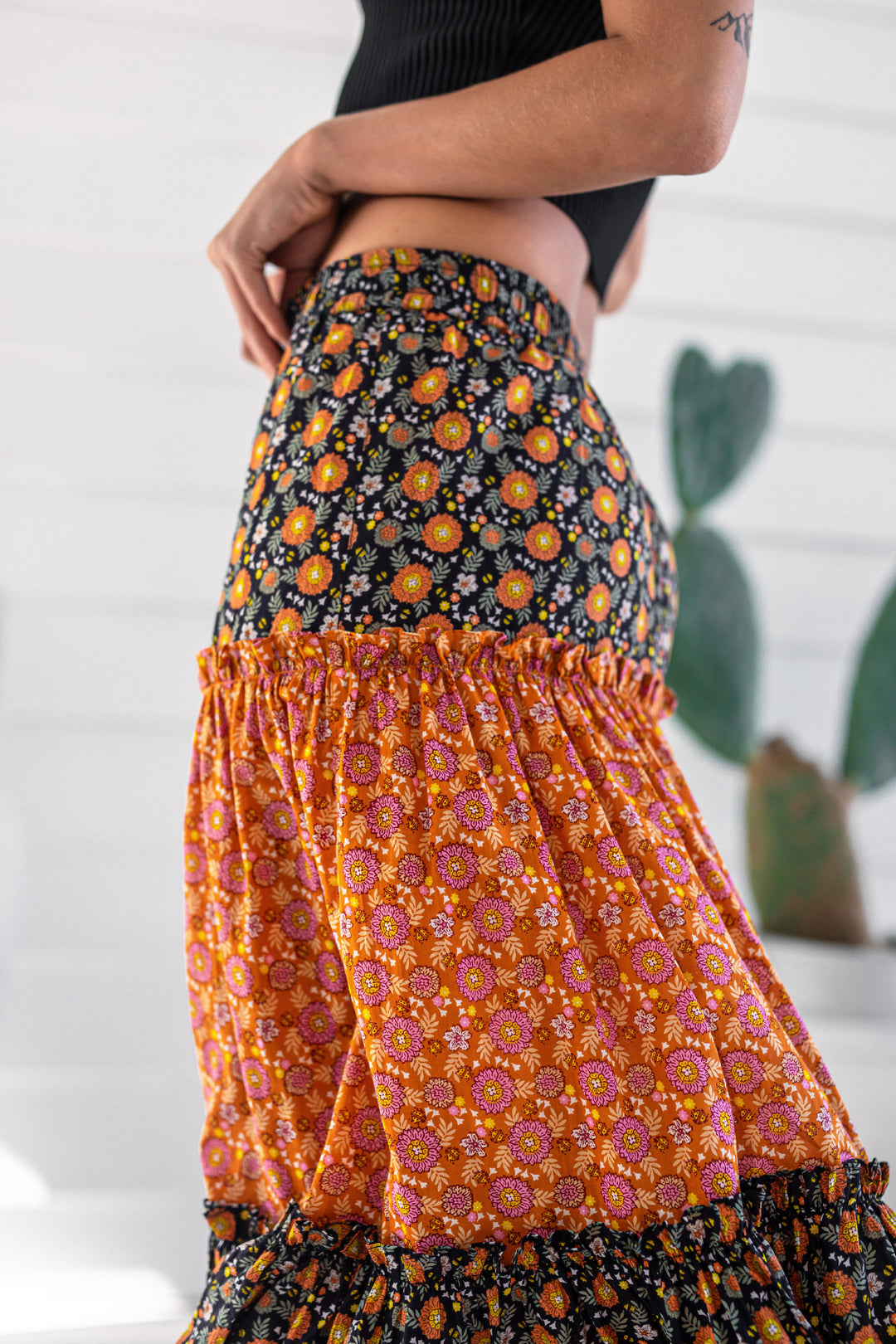 Liberty Peasant Ruffle Skirt