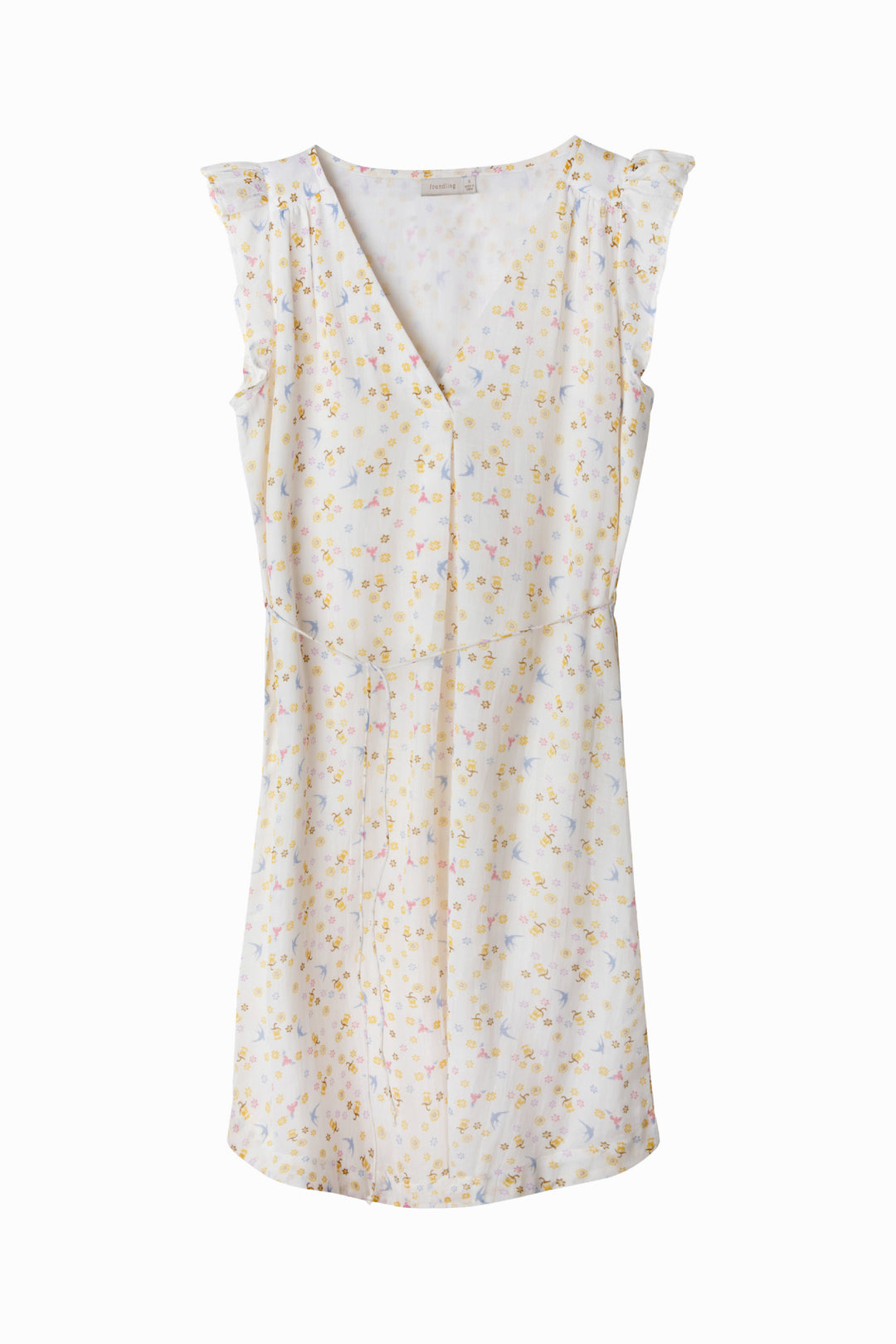 knee length summer cotton floral tea dress