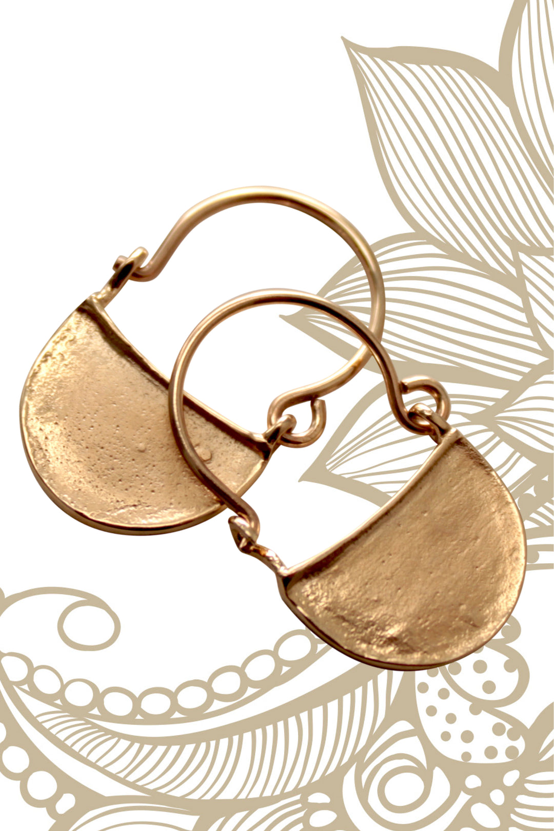 Byzantine earrings gold