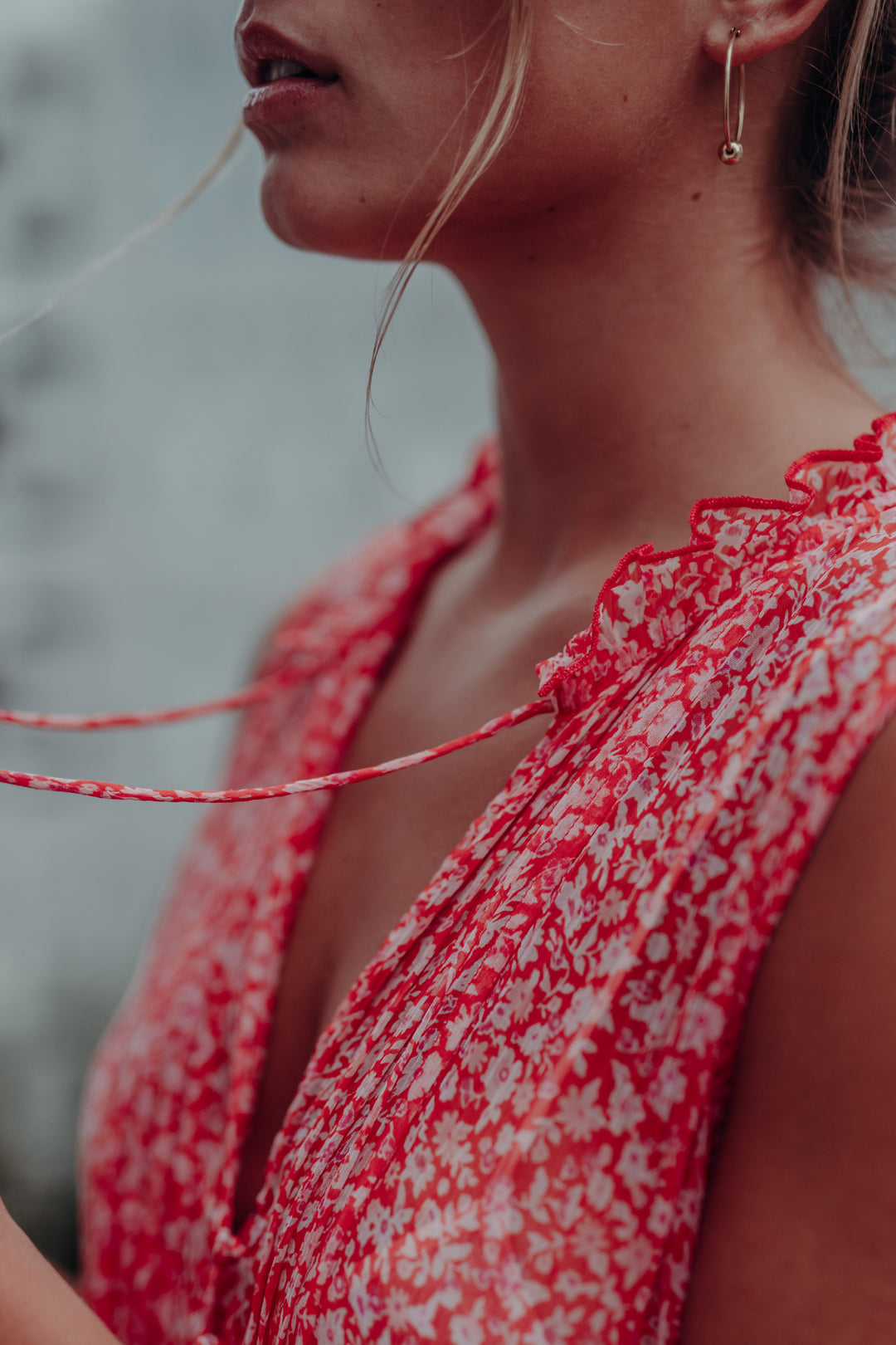 Holi tiered maxi dress