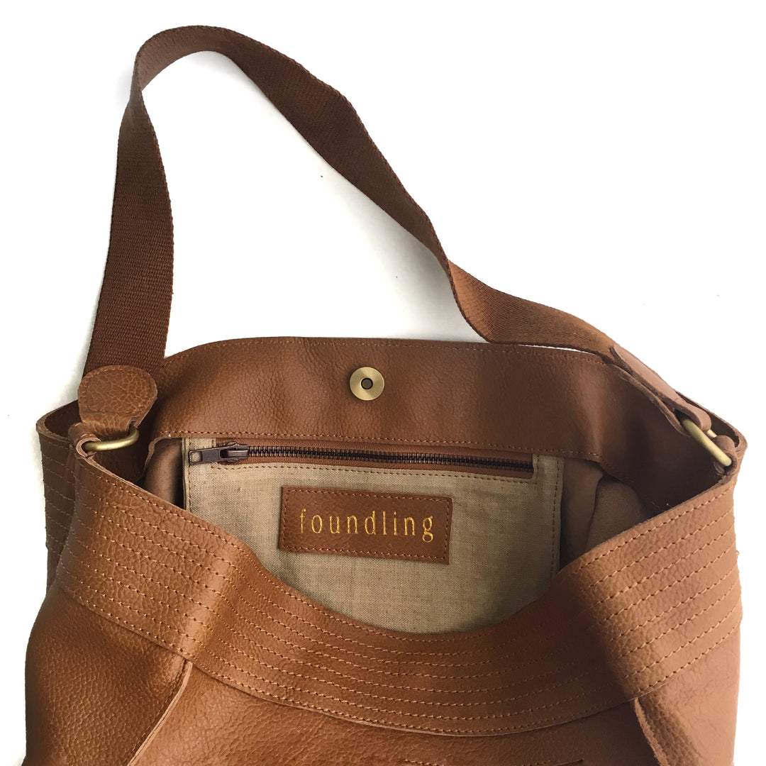 nomad leather slouch