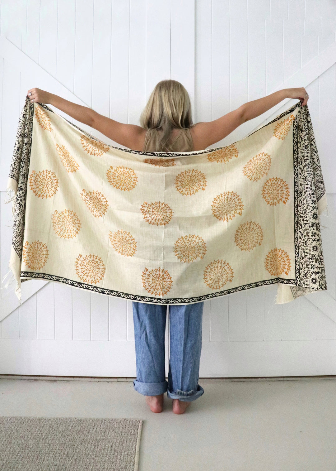 Jaipur Block Print pure cotton wrap