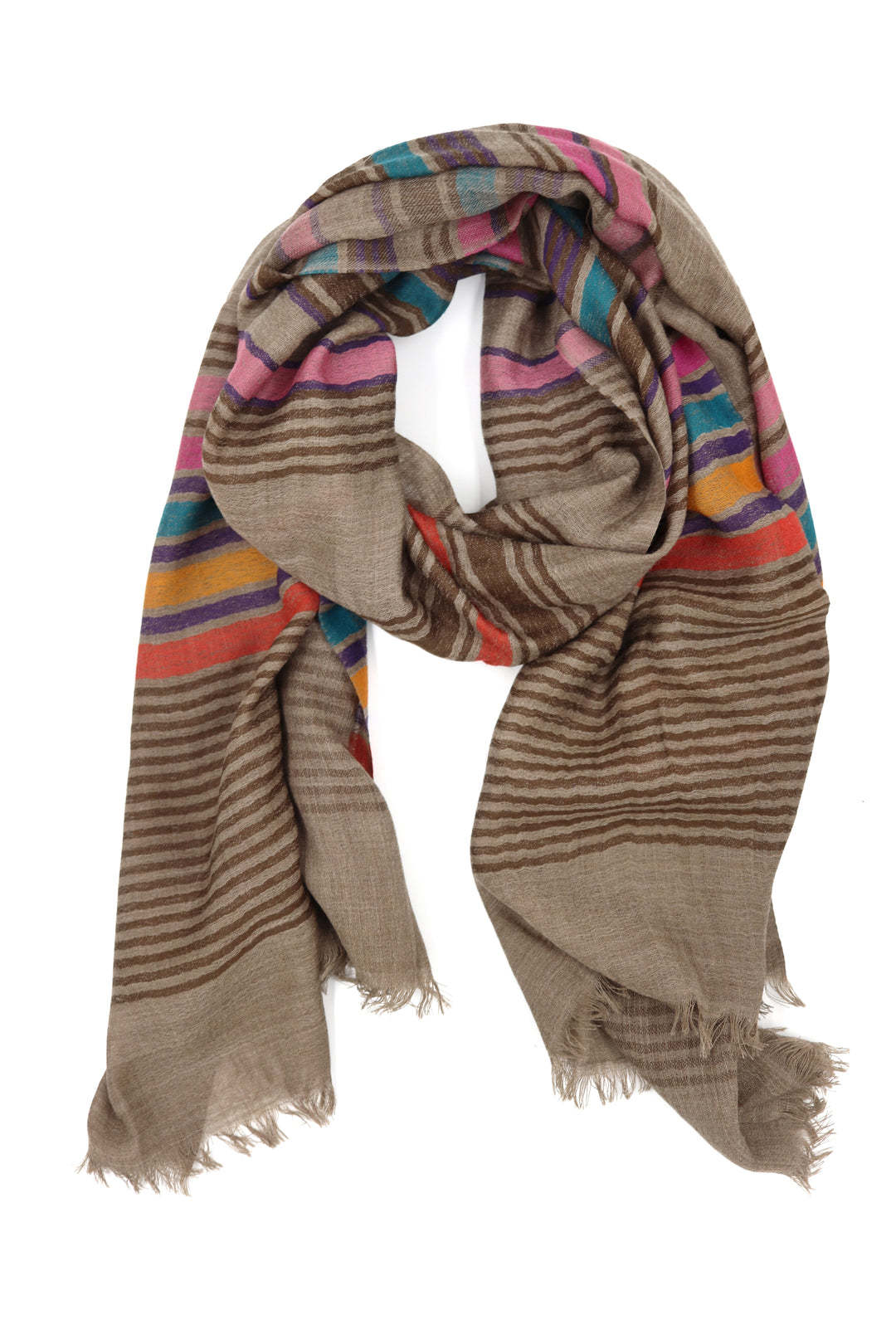 Mulethi fine wool woven shawl