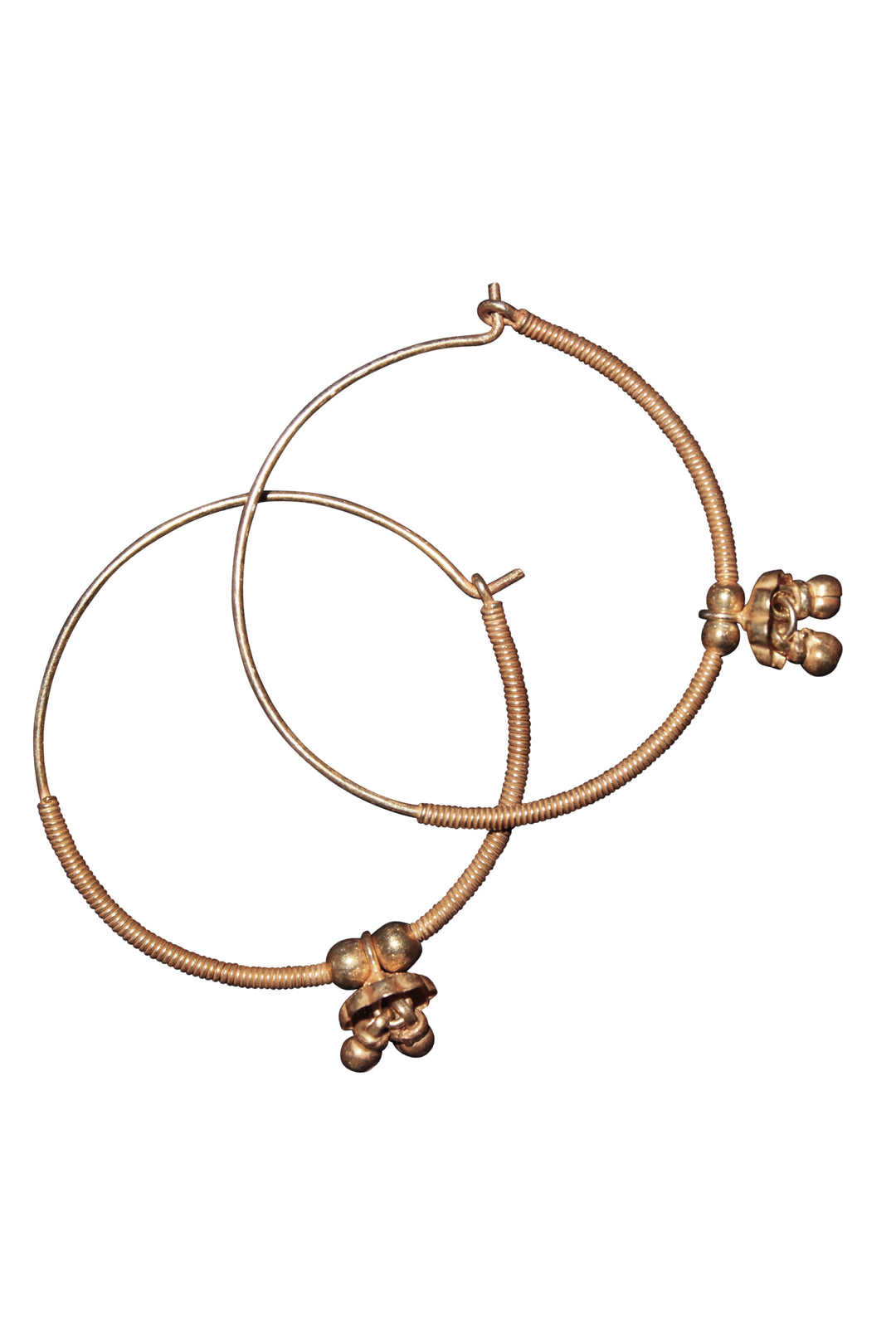 gold mewar hoops vermeil