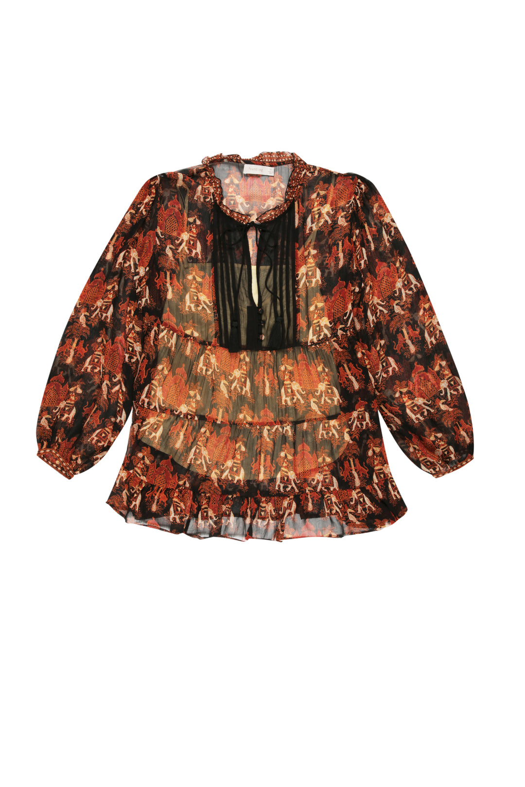 Mahal Jardin Chiffon Blouse