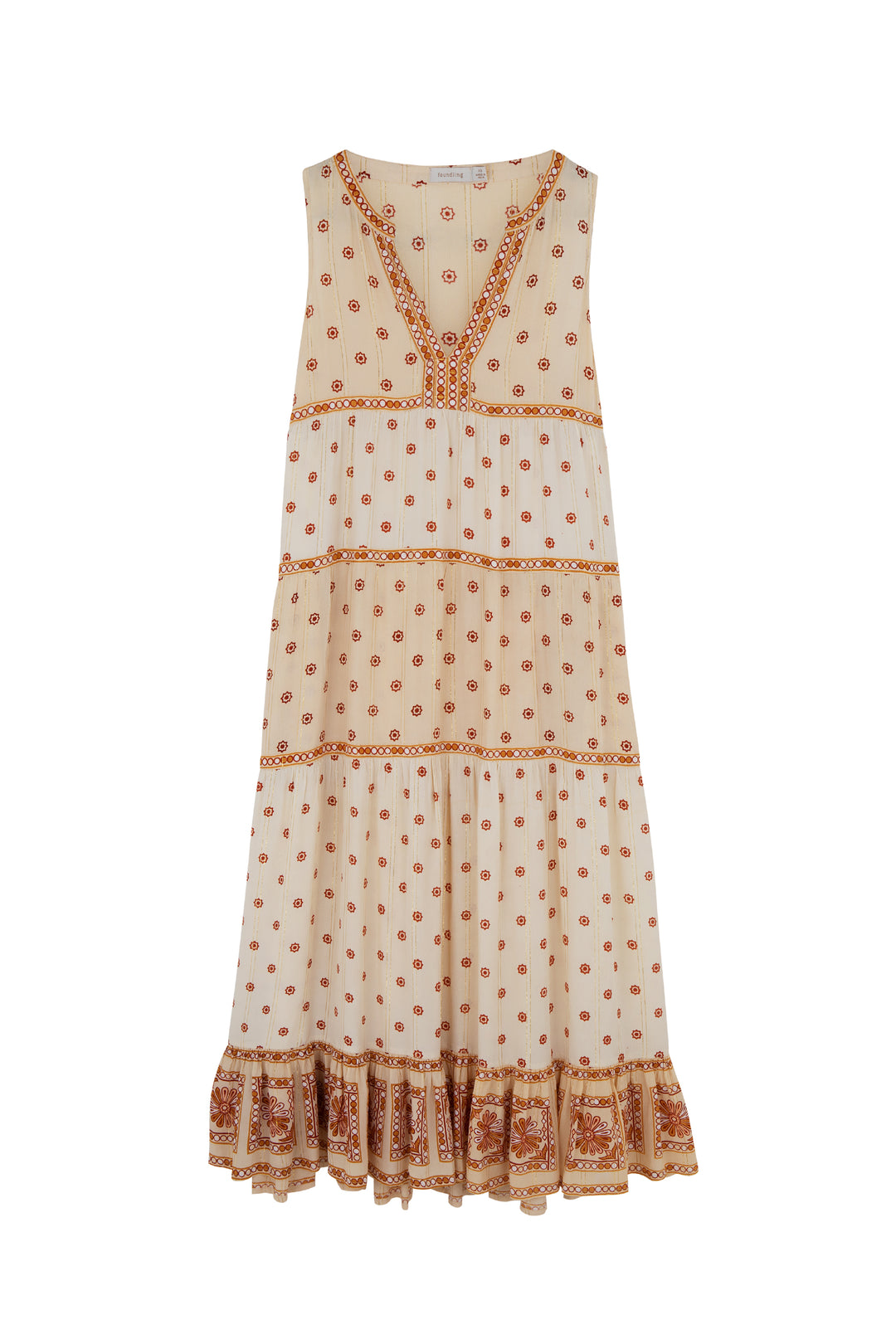 Paper Daisy Maxi Dress Almond