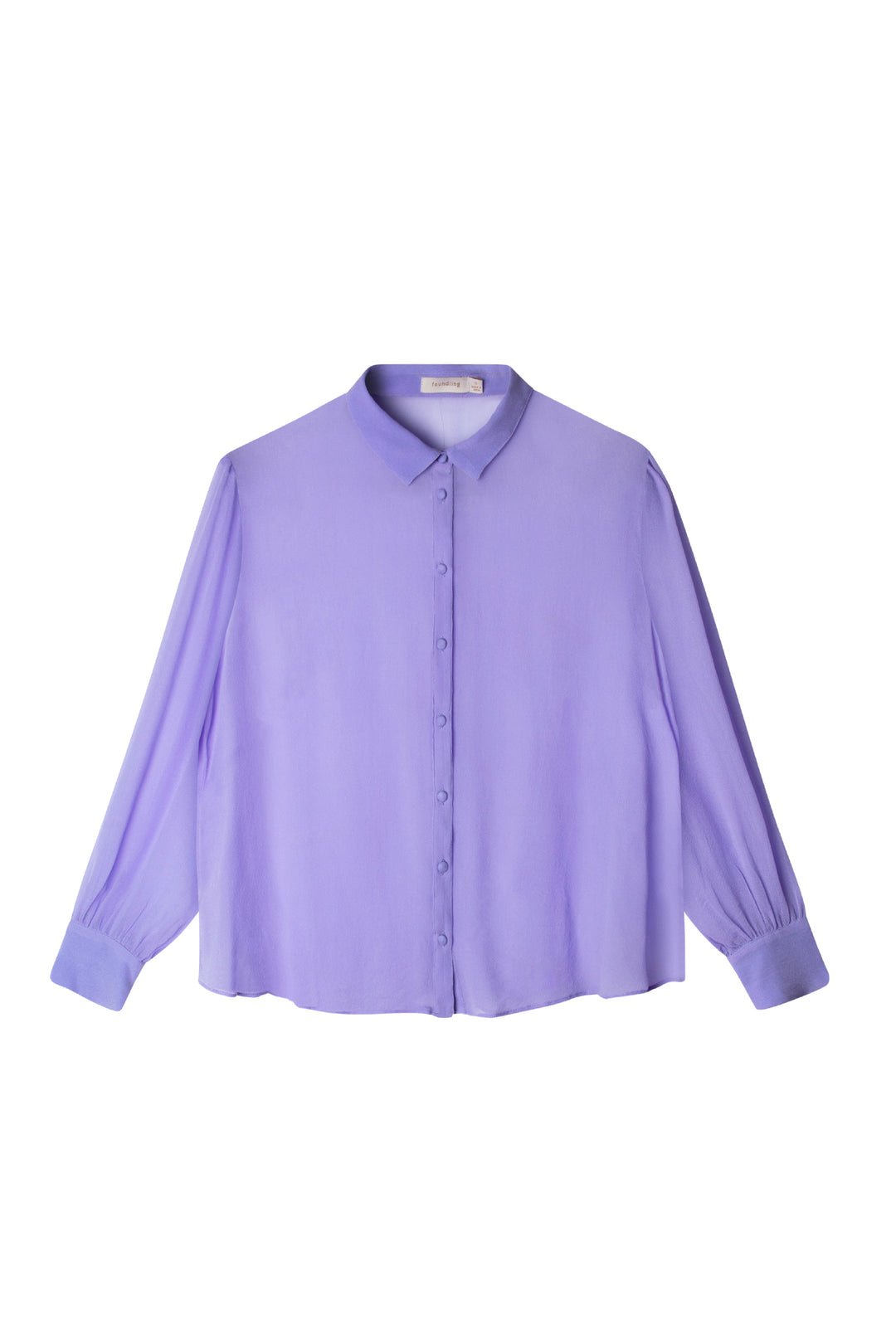 Miss Saigon Silk Blouse Orchid