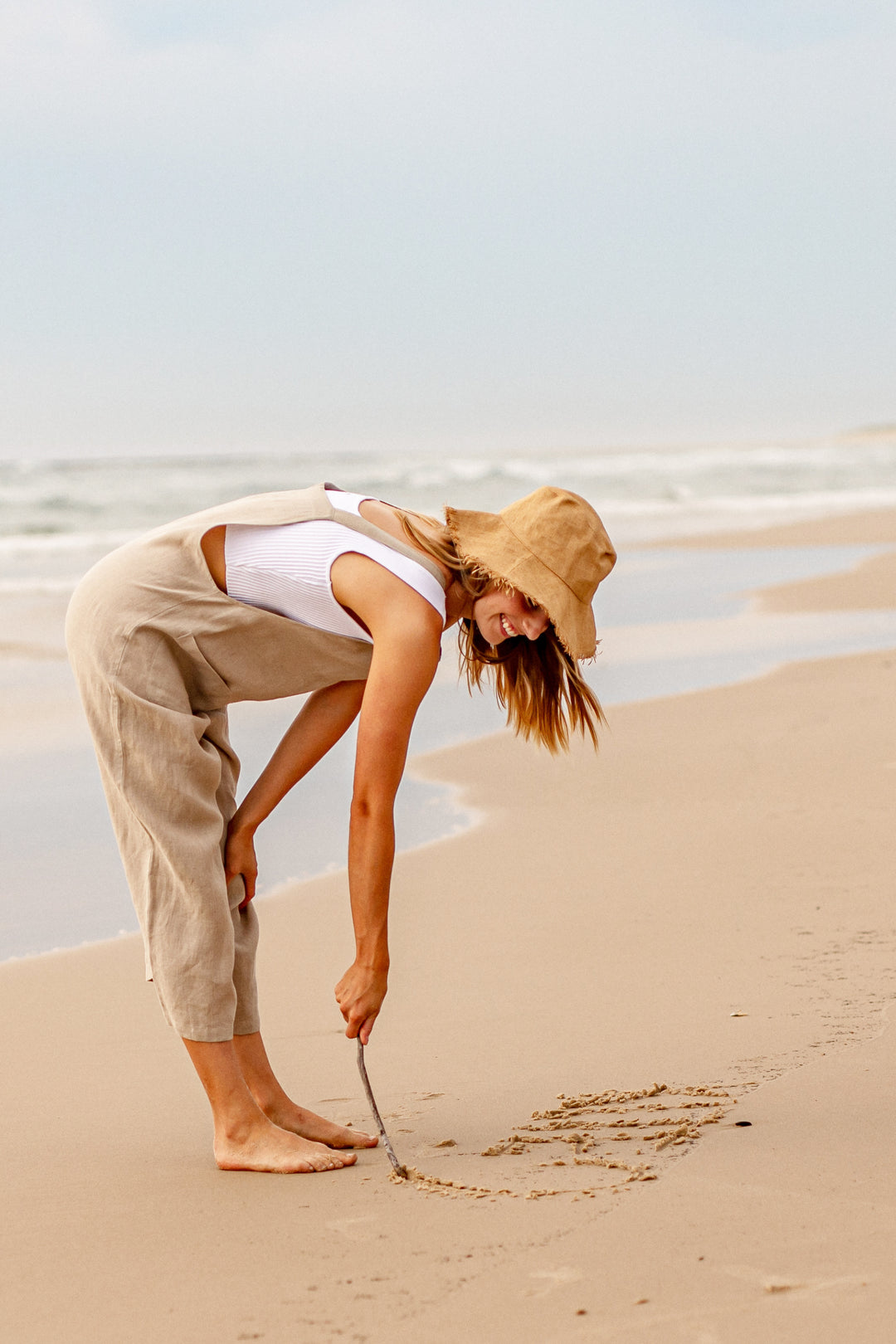 Flax Linen Pocket Jumpsuit