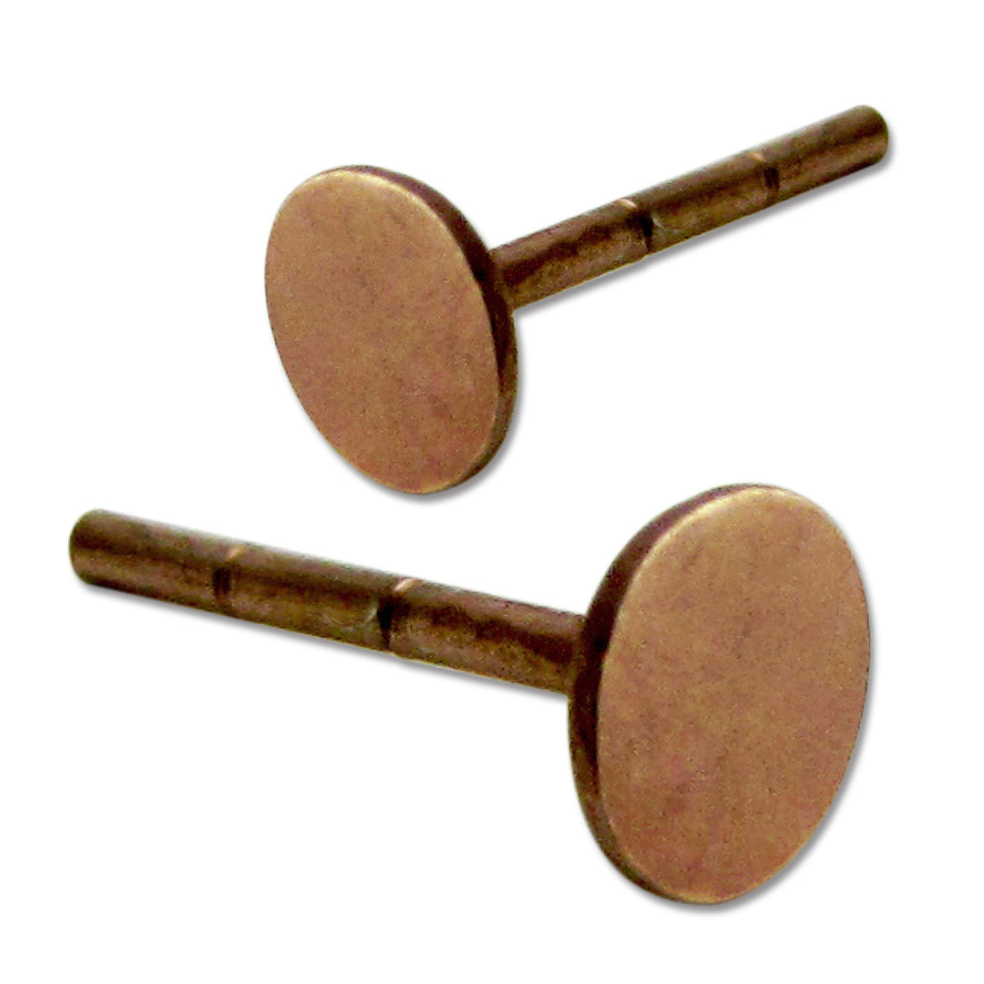 Solis rose gold stud matt or polished