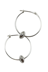 Samsara hoops silver