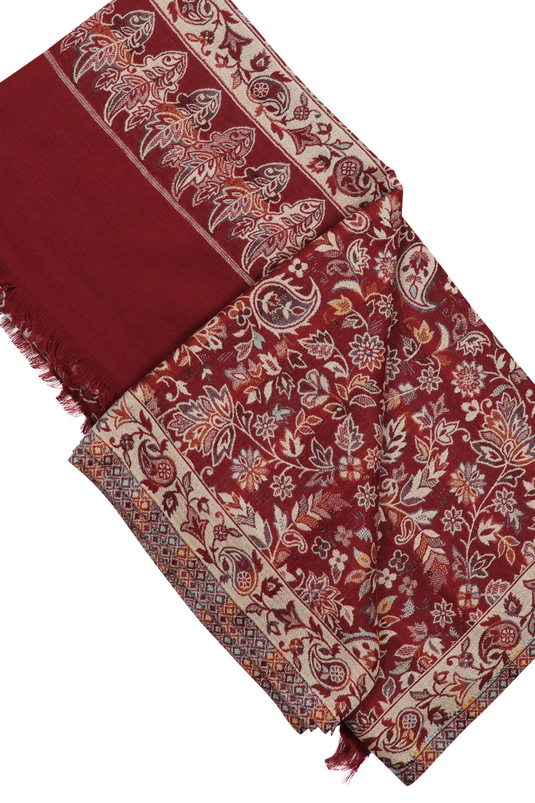 Sindoor Kashmir wool shawl