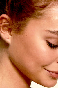 silver sona stud earrings